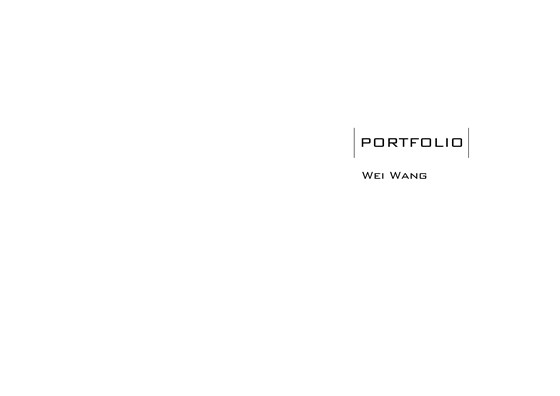 Wei's Portfolio: Wei Wang